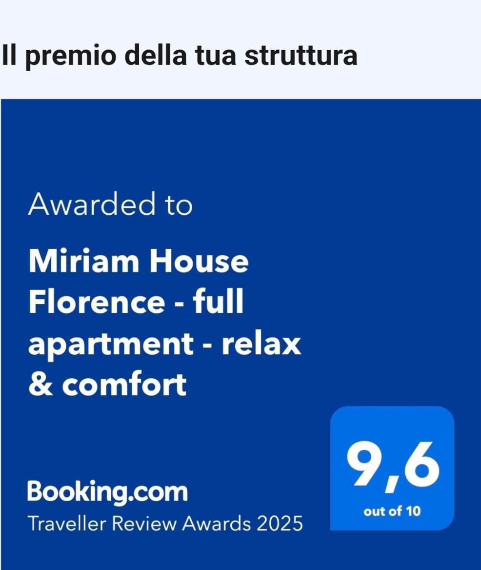 Miriam House Florence - Full Apartment - Relax & Comfort מראה חיצוני תמונה